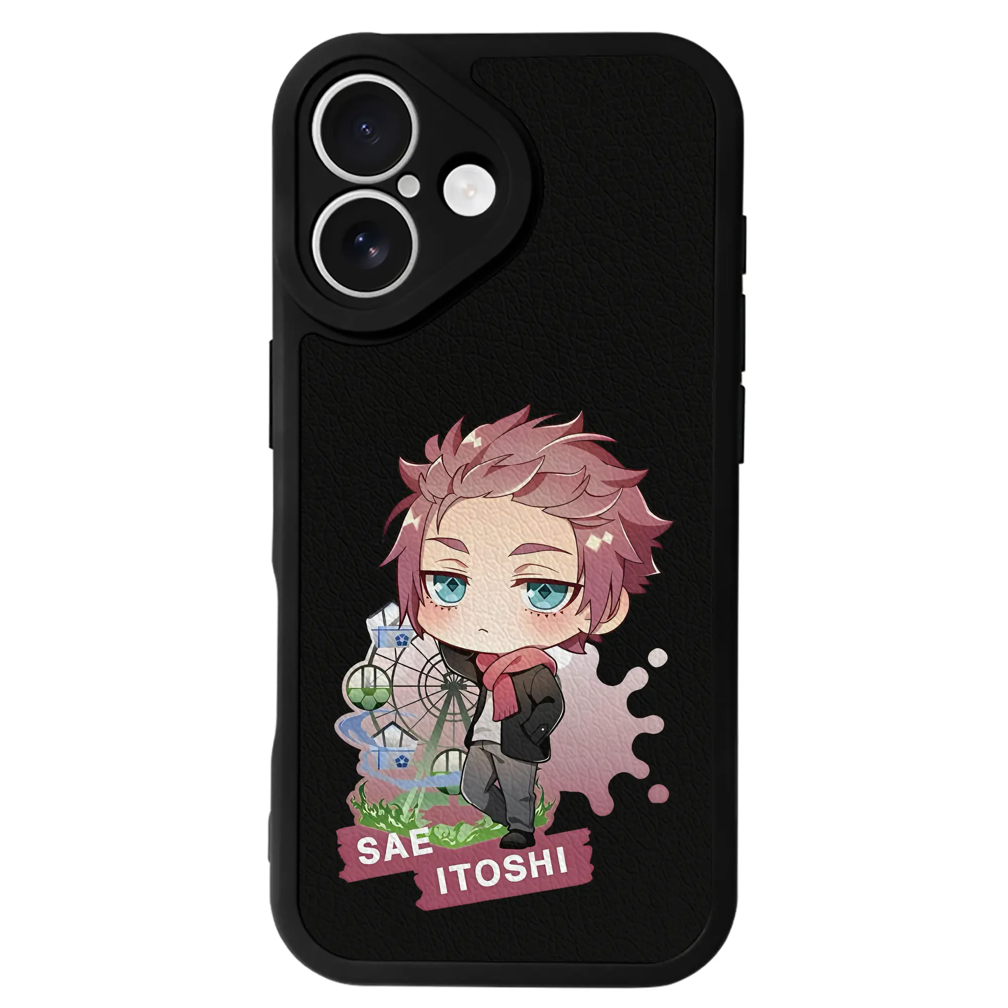 ブルーロック グッズ 糸師冴 - IPhone 16シリーズ対応 ・ シリコンスマホケース ・ レザー調 ・ 高精度フィット ・ 耐衝撃 ・ ワイヤレス充電対応 ・ 精密カット